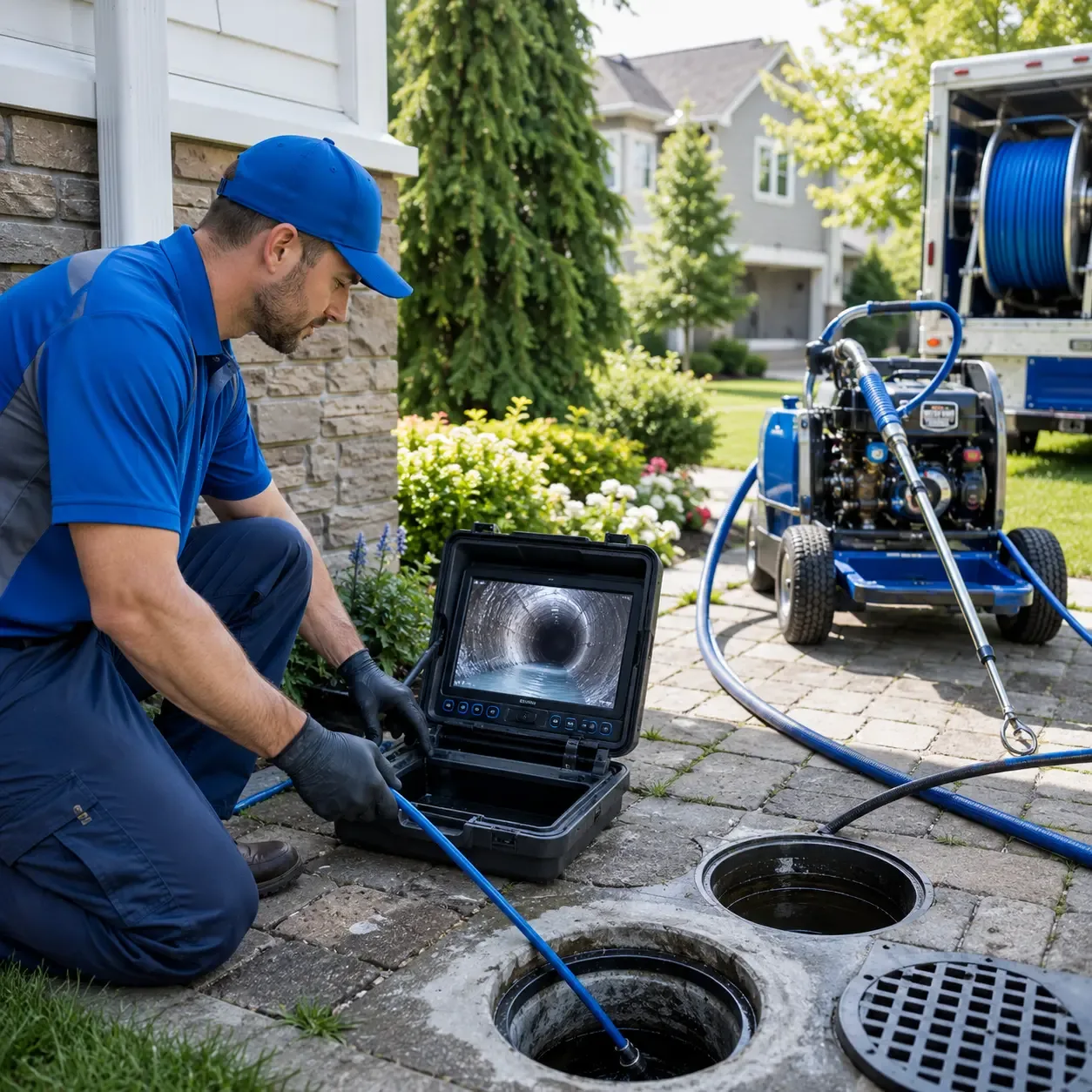 Outdoor drain cleaning professionals serving Brownstown, PA